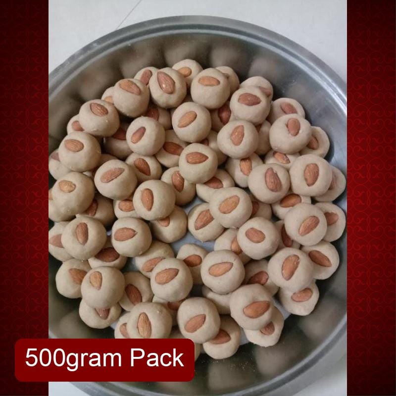 Samarth Wheat Ladoo (500g) | Premium Whole Wheat & Ghee | Traditional Indian Sweet