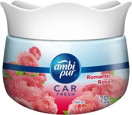 Ambipur Car Freshener Gel - Rose, 75 g Ambipur Car Freshener Gel - Rose, 75 g