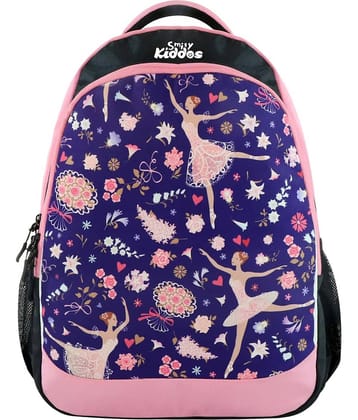 smilykiddos bag 25 Ltrs Purple Polyester College Bag