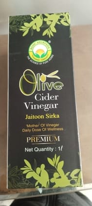 Olive Cider Vinegar Jaitoon sirka 'mother of vinegar Daily dose of wellness 