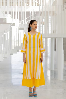 Lemonberry Box Slit Kurta-S