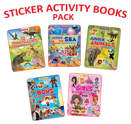 Sticker Activity - (5 Titles) Pack [Paperback] Dreamland Publications
