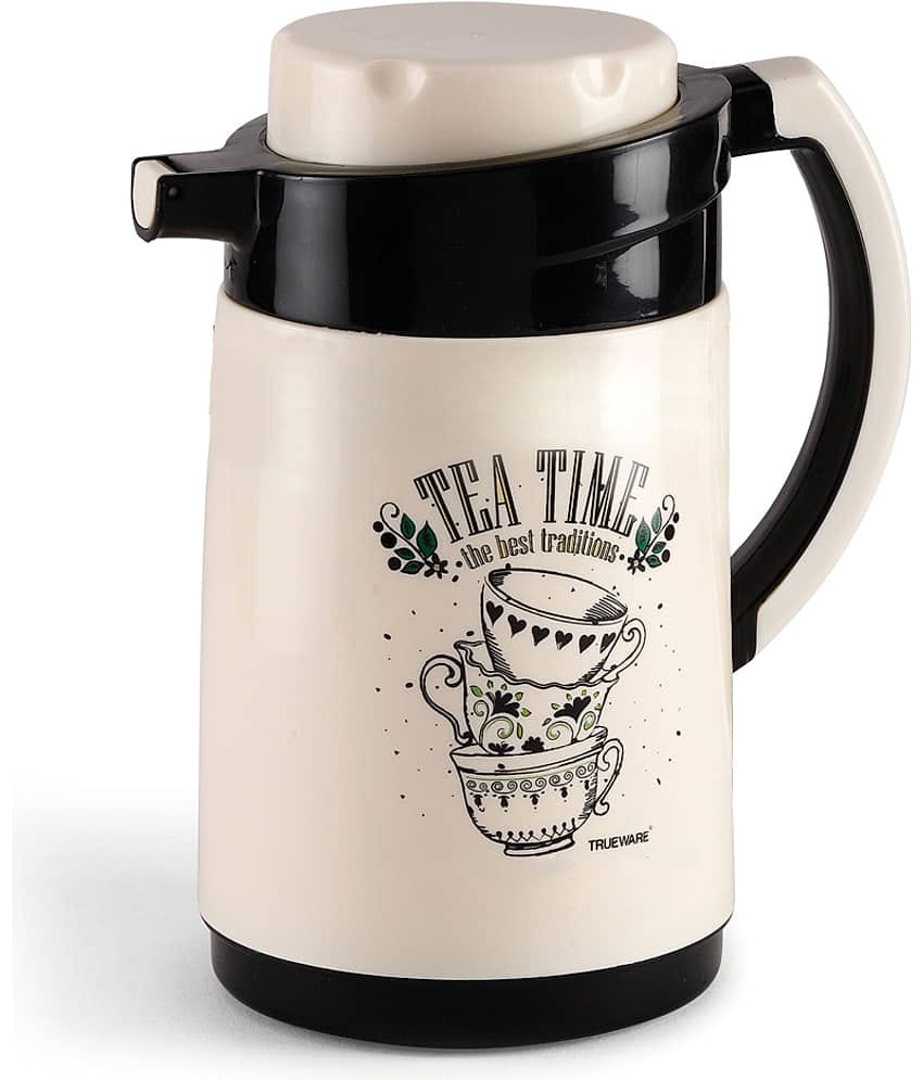 Trueware Ruff Tuff Black Plastic Flask 1000 ml