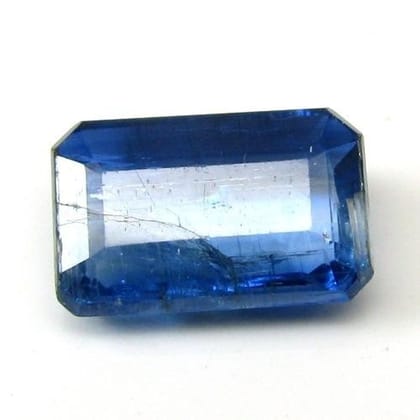 Beautiful Blue 6Ct Kyanite Rectangle Faceted Gemstone