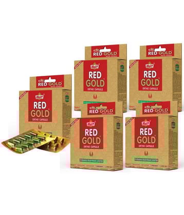 Jolly Pack of 5 Red Gold Ortho Capsule 5 Gm Pack of 5