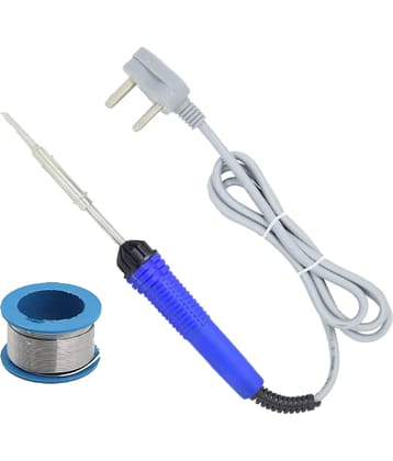 ALDECO: ( 2 in 1 ) SOLDERING IRON 25 Watt Professional Kit - Blue Iron, Wire