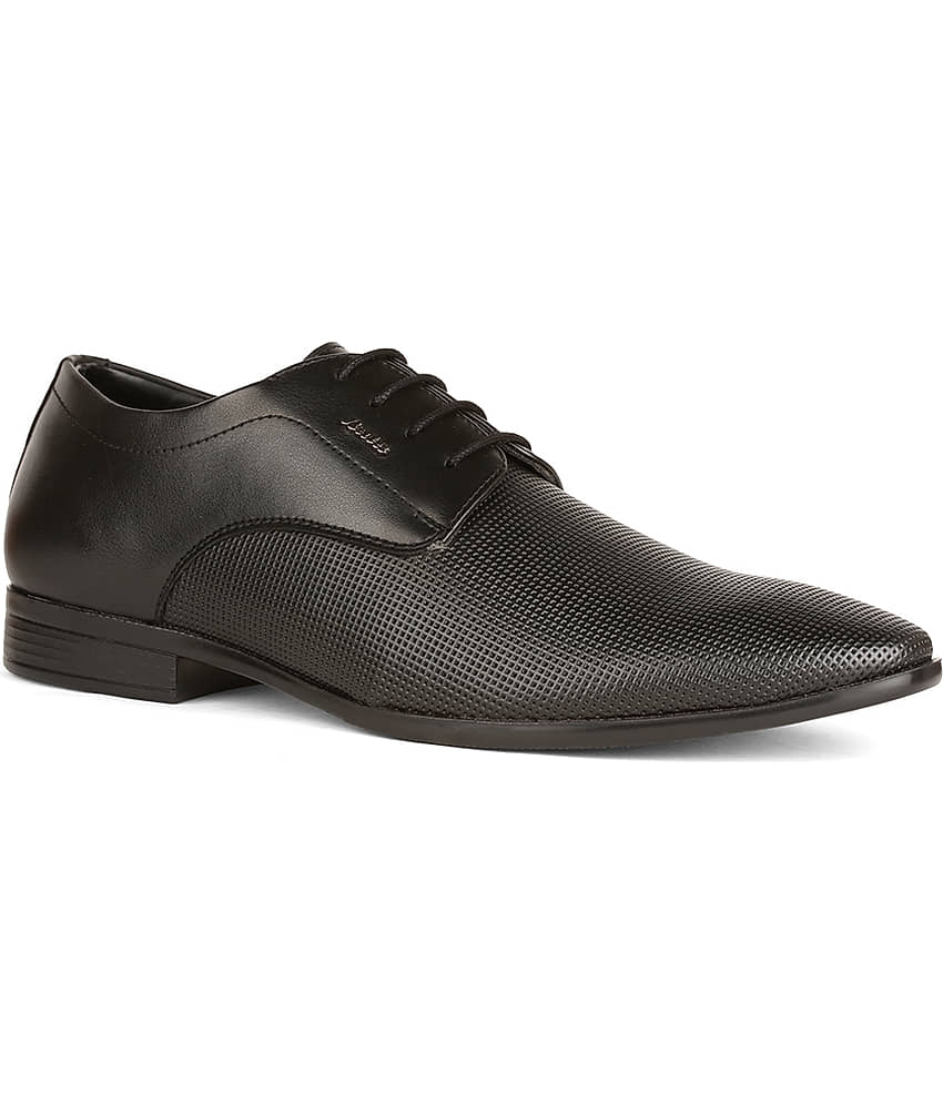 Bata Black Men's Derby Formal Shoes