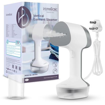 HOMEBASIC Handheld Garment Steamer for Clothes, 1300W, 250ml Tank, 26g/min Steam Output, Vertical & Horizontal Steaming, Portable Travel Steamer HOMEBASIC Handheld Garment Steamer for Clothes, 1300W, 250ml Tank, 26g/min Steam Output, Vertical & Horizonta