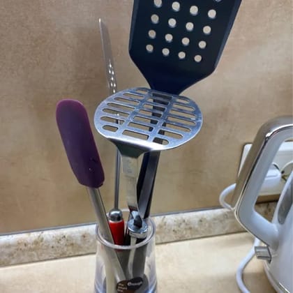 Plastic Chopstickes Stand - Brown