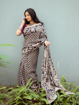 shrasti Kalamkari Saree