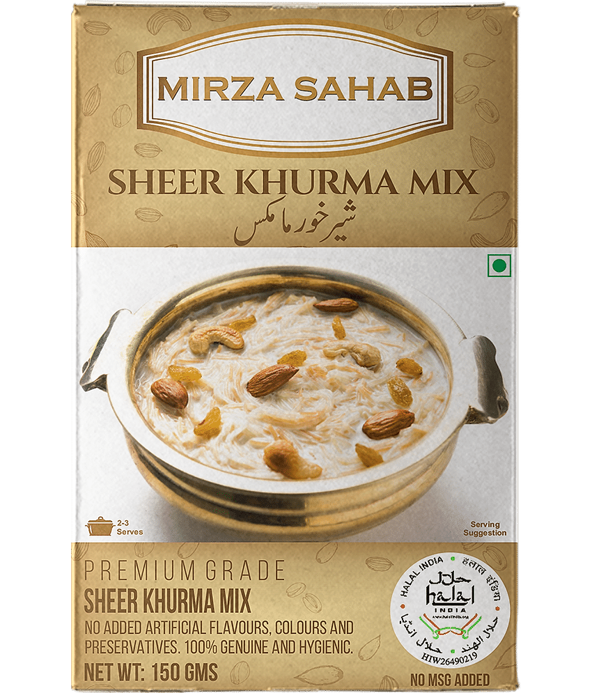 Mirza Sahab Sheer Khurma Instant Mix 150 gm Pack of 4