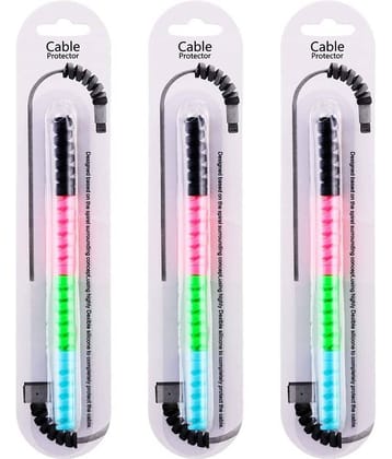 THRIFTKART - Adjustable Cable Protector for Smartphones and Tablets ( Multicolor )