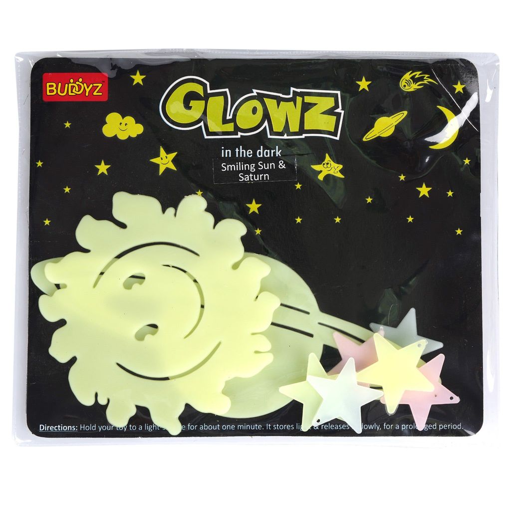 Glow In The Dark - Smiling Sun & Saturn - Toys and Games | Buy online on ZillyBuy