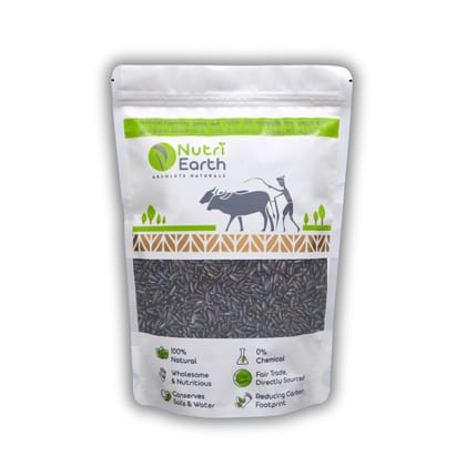 NutriEarth Black Rice 500 Gms