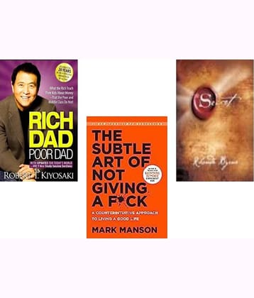 Rich Dad Poor Dad + The Subtle Art + The Secret