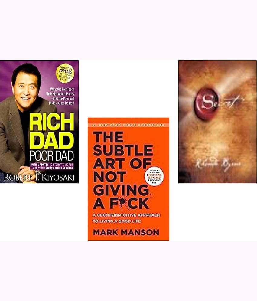 Rich Dad Poor Dad + The Subtle Art + The Secret