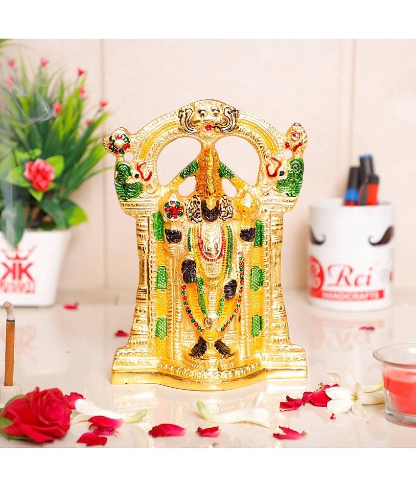 KridayKraft Aluminium Balaji Idol ( 22 cm )