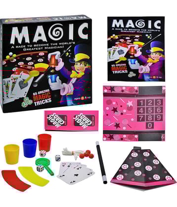Ekta Magic 65 Amaging Magic Tricks Kit Party & Fun Games for Kids