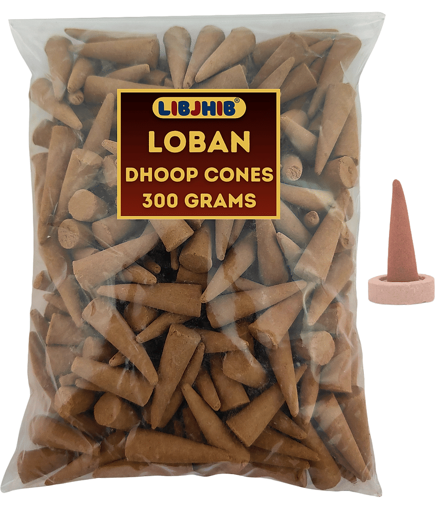 Libjhib Incense Dhoop Cone Loban 300 gm ( Pack of 1 )