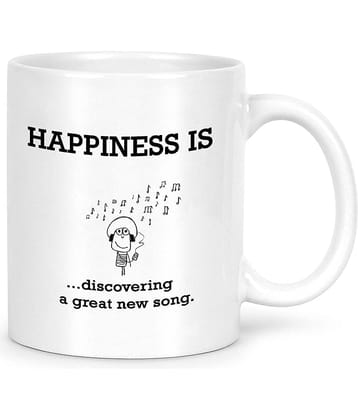 Idream Quote Printed Ceramic Coffee Mug 1 Pcs 330 mL