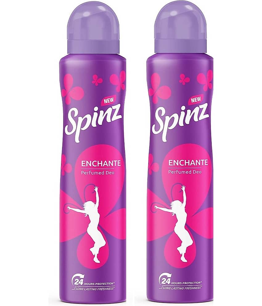 Spinz EXCHANTE DEO ,150ML EACH, PACK OF 2 Deodorant Spray for Unisex 300 ml ( Pack of 2 )