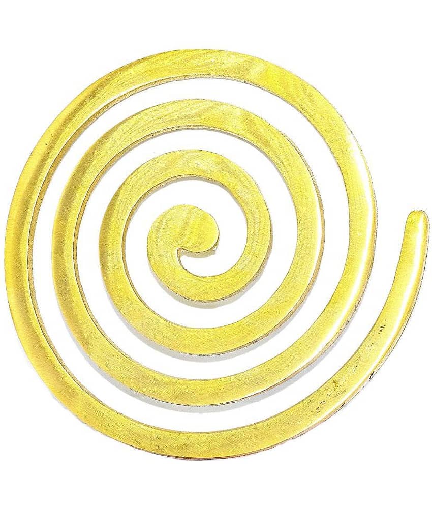 Rudradivine Brass Helix Vastu Remedies for North West Vastu Dosh - Single Piece Size-6x6 inch