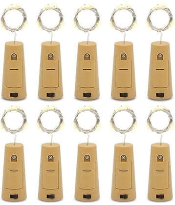 HARSHLOVE Gold 10 Mtr String Light ( Pack of 10 )