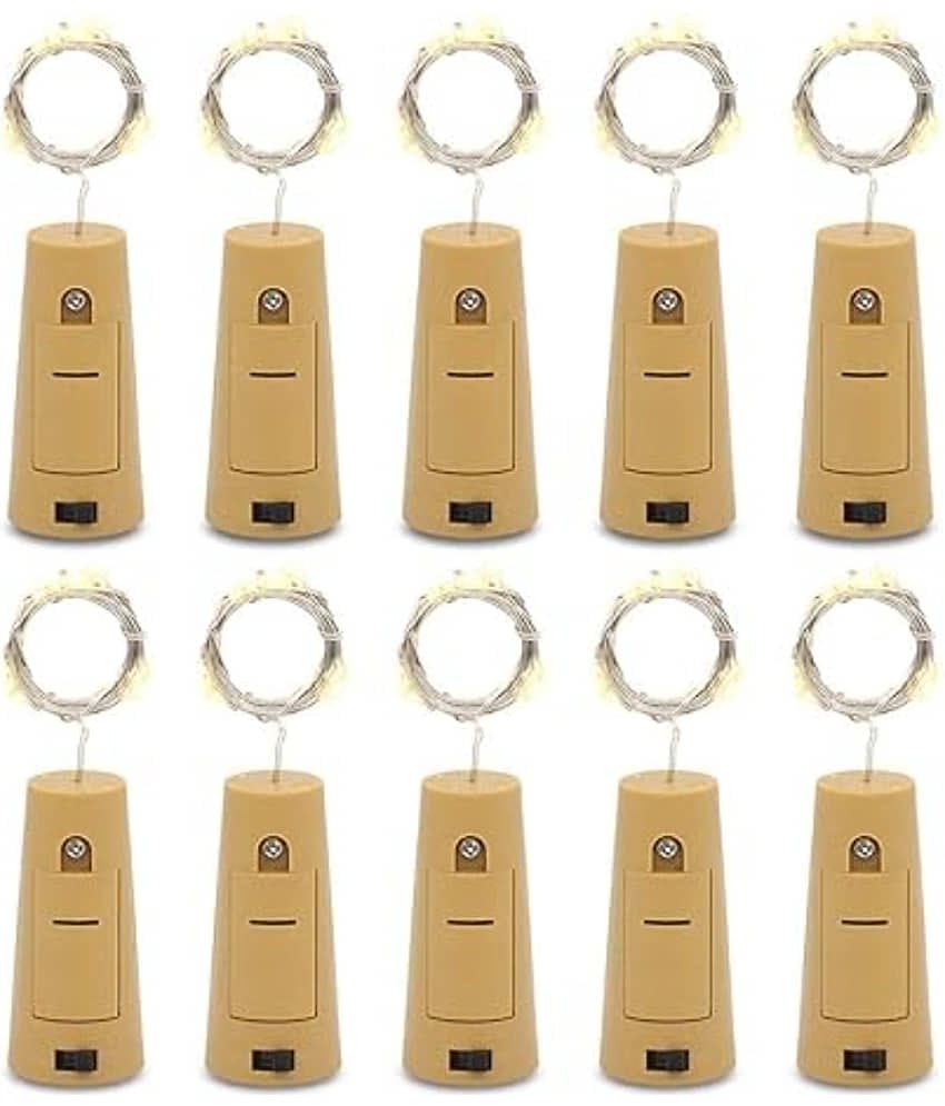 HARSHLOVE Gold 10 Mtr String Light ( Pack of 10 )