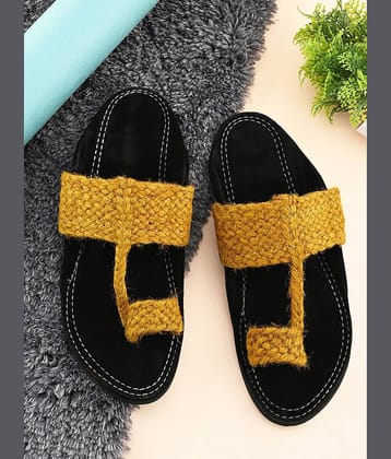 Anjaneya Creations Yellow Men's Daily Slipper