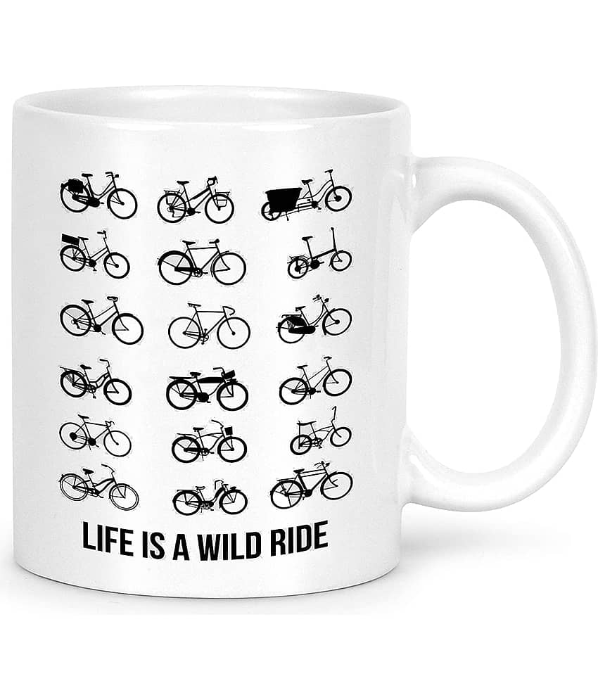 Idream Quote Printed Ceramic Coffee Mug 1 Pcs 330 mL