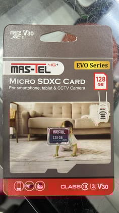 128GB Mastel Micro SDXC Memory Card, EVO Series (For Smart Phones / Tablets & CCTV Cameras