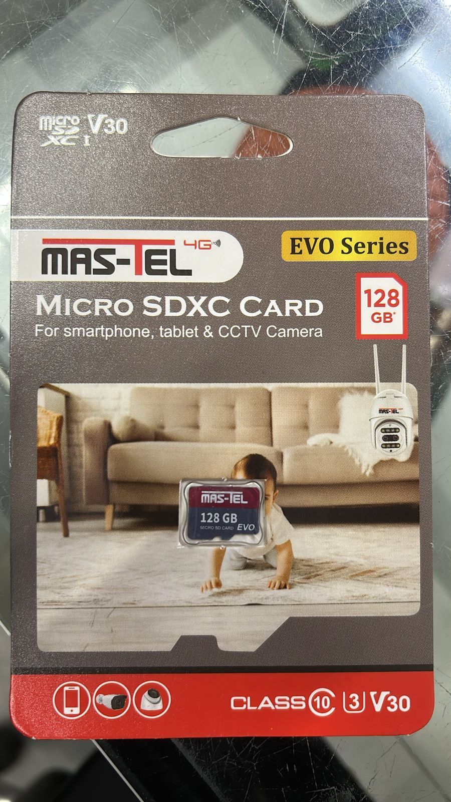 128GB Mastel Micro SDXC Memory Card, EVO Series (For Smart Phones / Tablets & CCTV Cameras