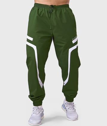 Fuaark Olive Polyester Men's Sports Joggers ( Pack of 1 )