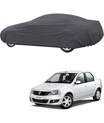 Autoretail Grey Color Dust Proof Car Body Polyster Cover Polyster For Mahindra Logan