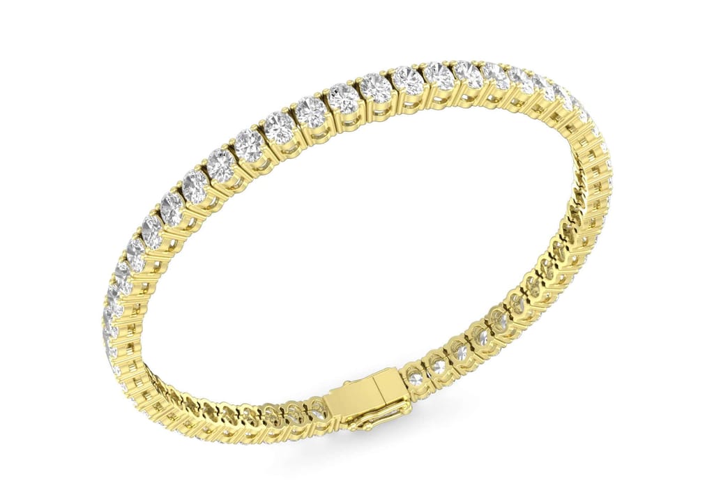 Infinite Ellipses Tennis Bracelet