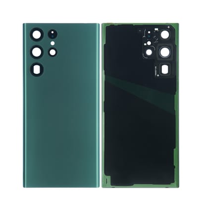 Back Glass Panel with Camera Lens for Samsung Galaxy S22 Ultra Green