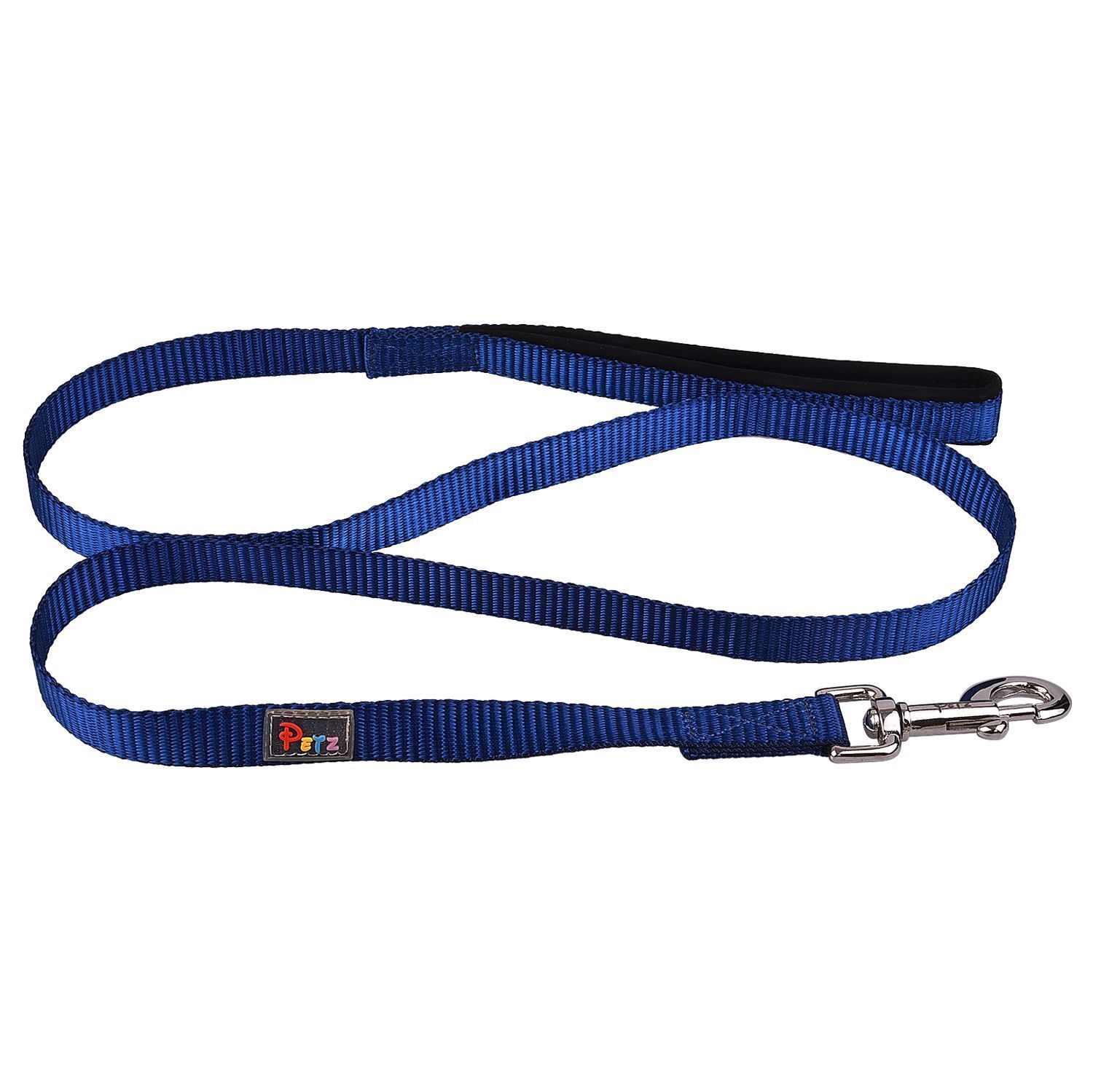 Petz Pure Nylon Padded Leash 1.25 inch Dark Blue 25mm