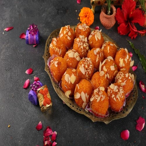 VIPUL DUDHIYA SWEETS Motichur Laadu, 1 Kg