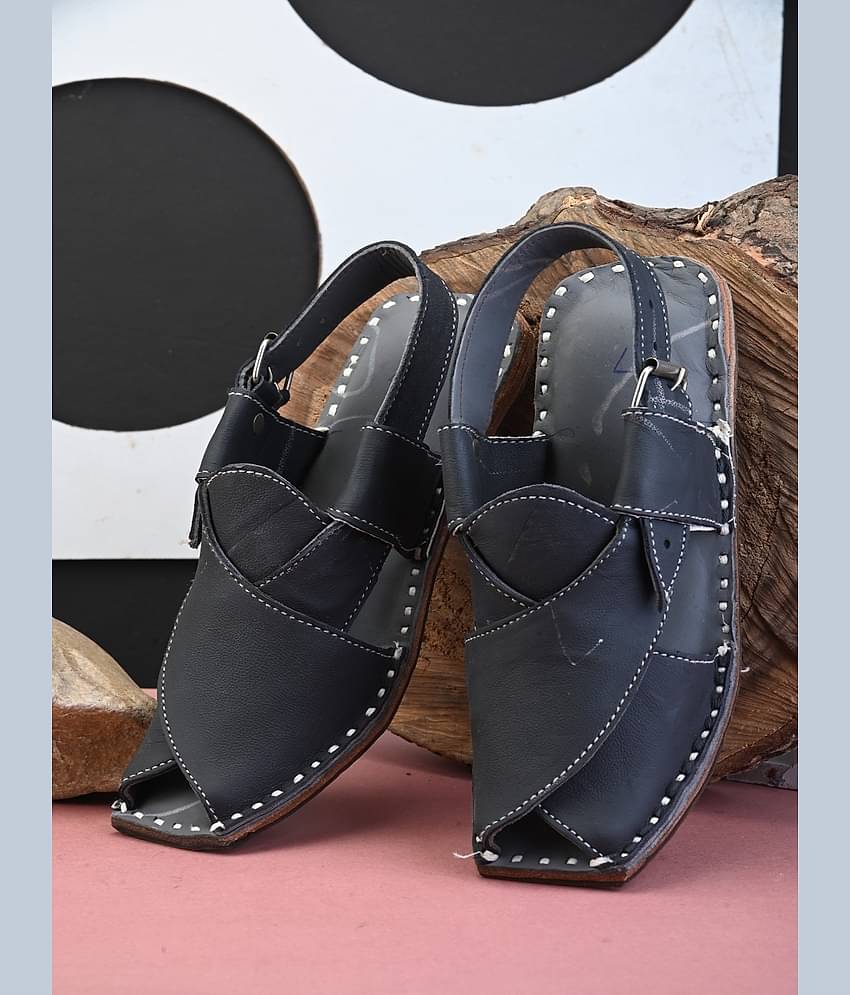 Apratim Black Men's Mule