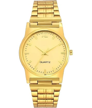 Viser Gold Metal Analog Men's Watch