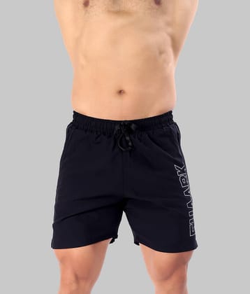 Fuaark - Sky Blue Polyester Men's Gym Shorts ( Pack of 1 )