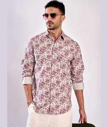 Bene Kleed 100% Cotton Regular Fit Printed Full Sleeves Men's Casual Shirt - Multi ( Pack of 1 )