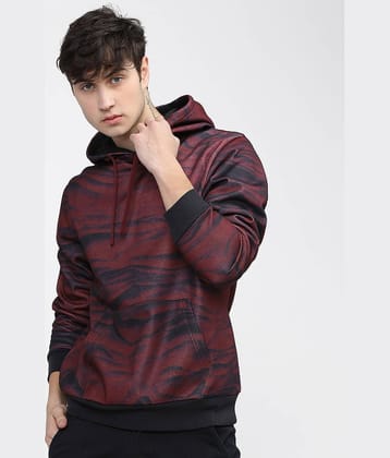 Highlander Polyester Round Neck Men's Sweatshirt - Red ( Pack of 1 )