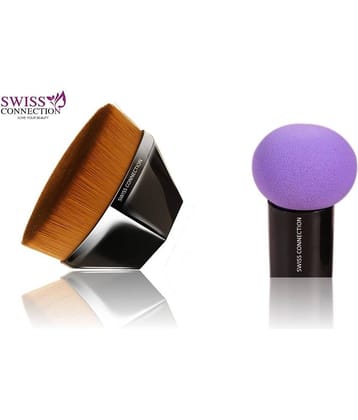 Swiss Connection Face Blush Brush Sponge Face 115 g Pack of 2