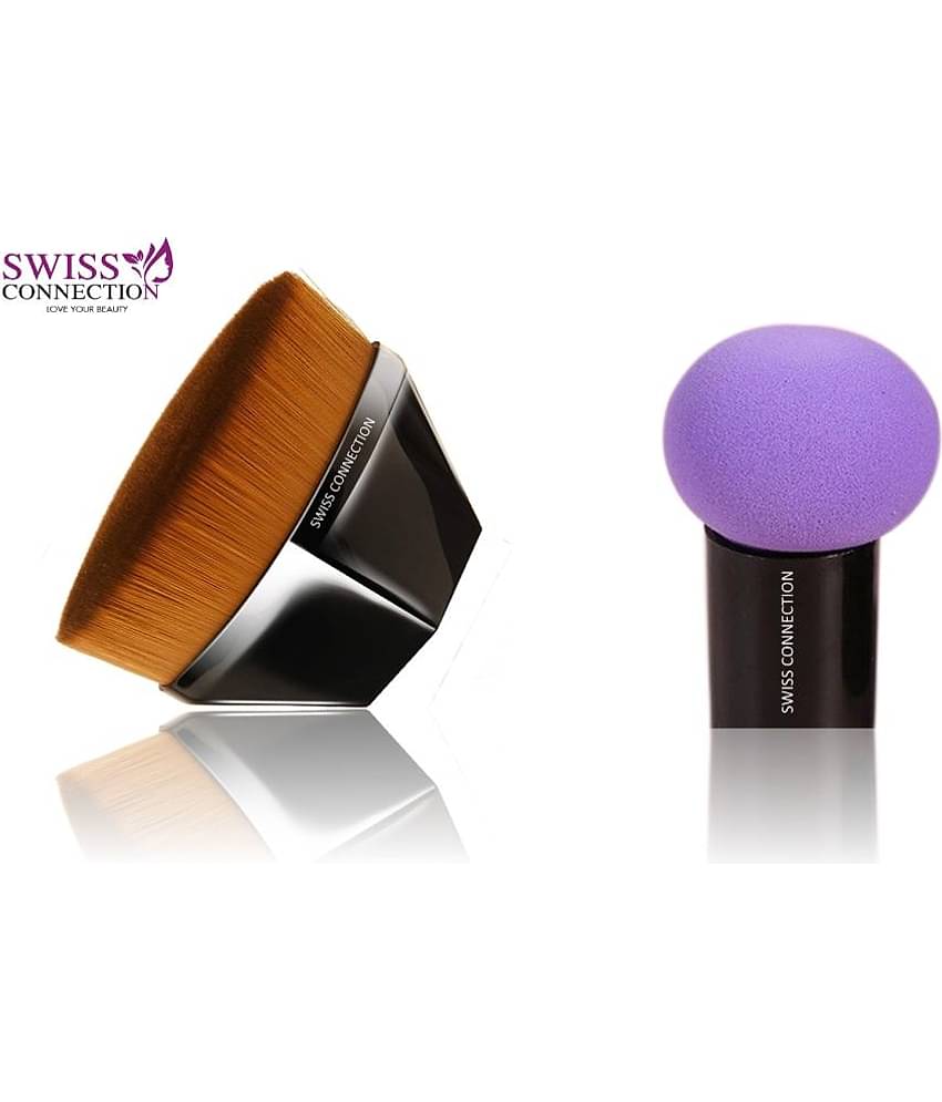 Swiss Connection Face Blush Brush Sponge Face 115 g Pack of 2