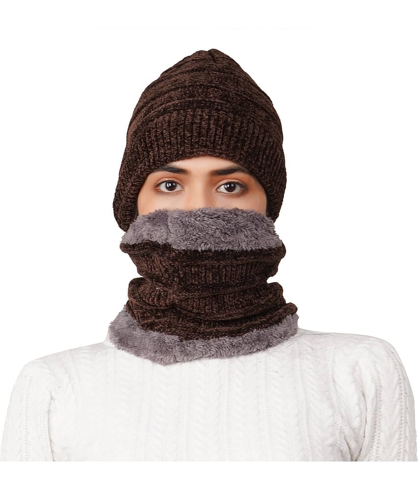 valdez Brown Woollen Men's Cap ( Pack of 1 )