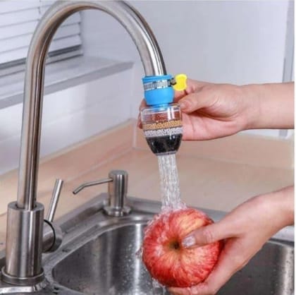 DHRUVINSRI 6-Layer Fine Filter Faucet – Multicolor, Flexible and Convenient Design for Clean Water, Single Pack