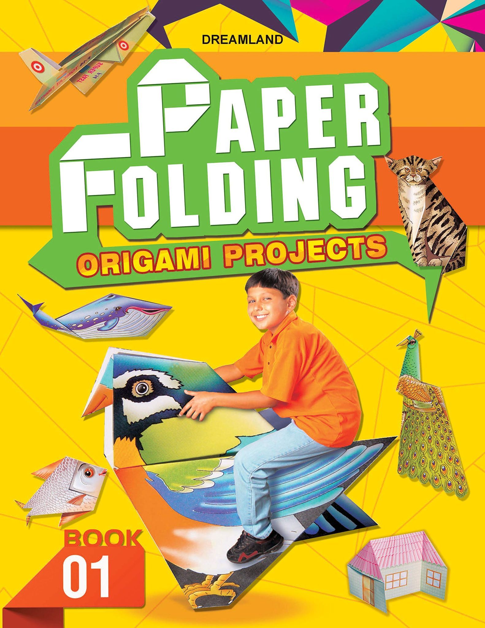 Origami Paper Folding Activity Book for Kids Age 5+ | 48 Pages of Fun and Creativity with Illustrated Origami Sheets and Easy-to-Follow Instructions [Paperback] Dreamland Publications