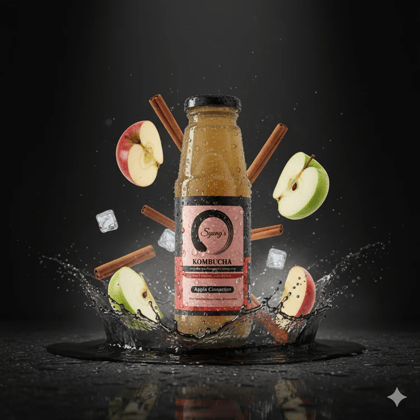 Apple Cinnamon Kombucha (Pack of 6)