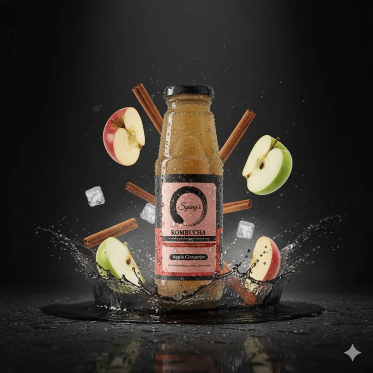 Apple Cinnamon Kombucha (Pack of 6)